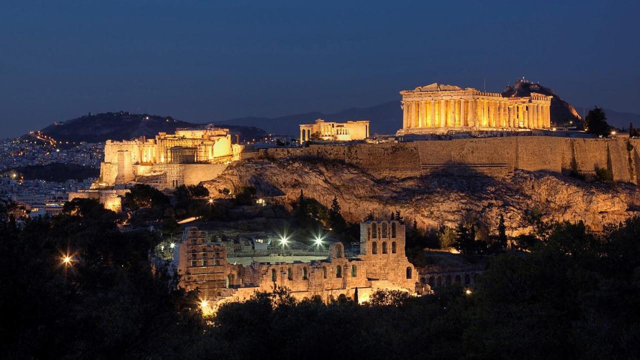 Acropolis Studio With Breathtaking City View Athens Exterior photo